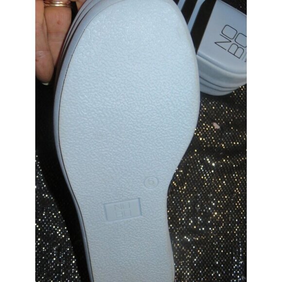 No Boundaries NOBO Pastel Blue Vegan Leather Platform Slides Sandals size 6 - Picture 10 of 10